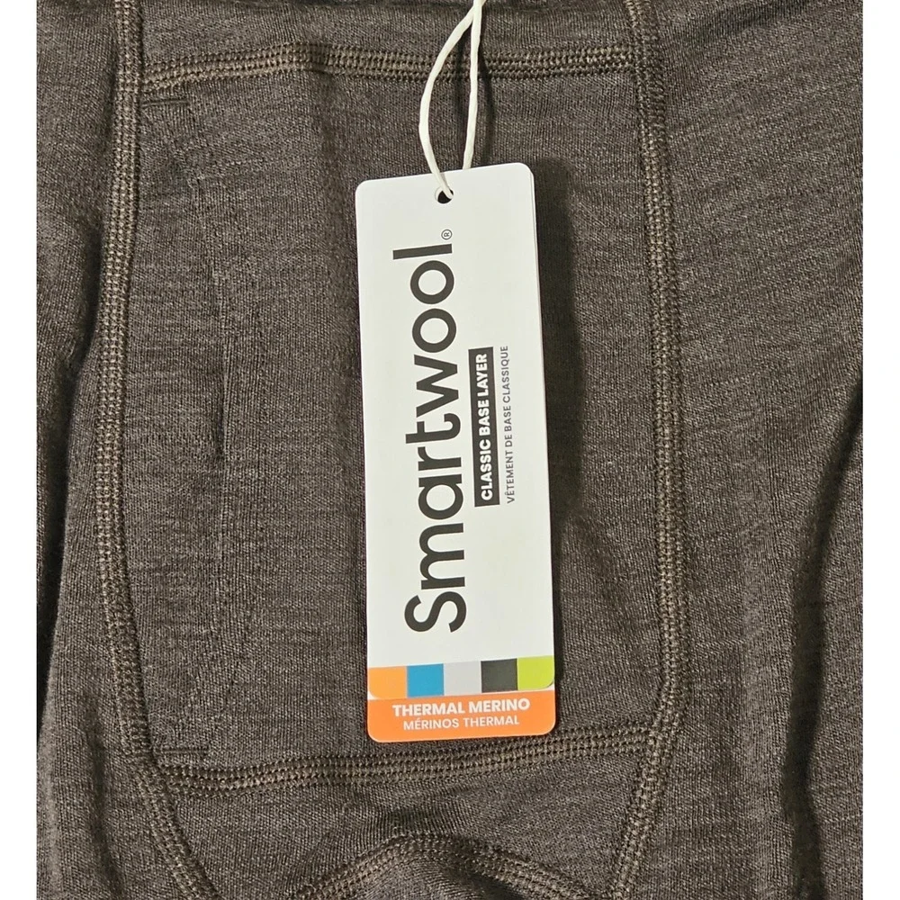 Men's SMARTWOOL Classic Thermal Merino Base Layer Bottoms XL‎ Shale Heather